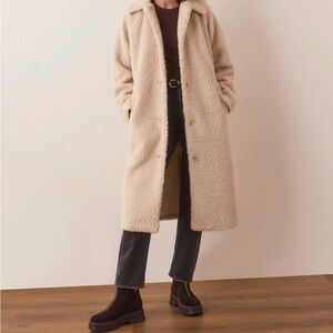 Marine Layer Cream Teddy Jacket